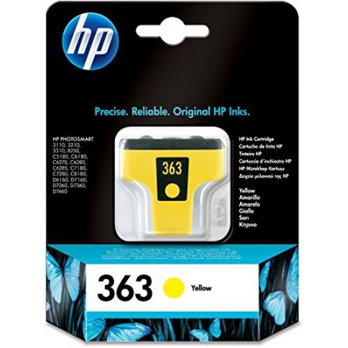 CARTUCCIA HP 363 YELLOW C8773EE ORIGINALE